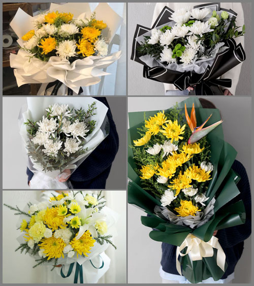 江苏南通如皋市长江镇义圩社区白事花束代送